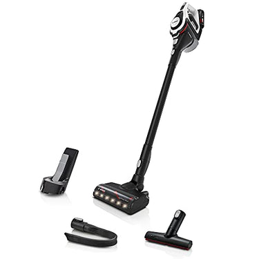 Bosch Akku-Staubsauger Unlimited Gen2 Serie 8 BKS8214W, beutellos, bis 45 Min Laufzeit, austauschbarer Akku, LED-Beleuchtung, automatische Anpassung an alle Bodenarten, -Polsterdüse, weiß im Sale